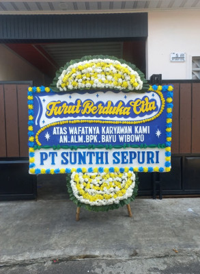 Papan Bunga Duka di Anaiwoi